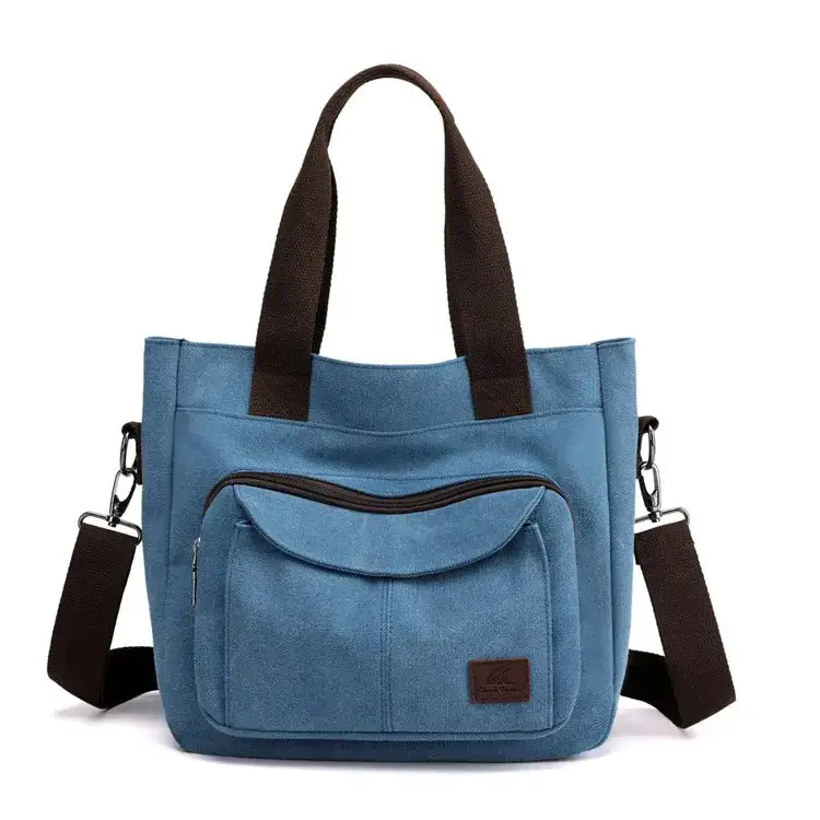 Urban Utility: Casual City Canvas Messenger Bag