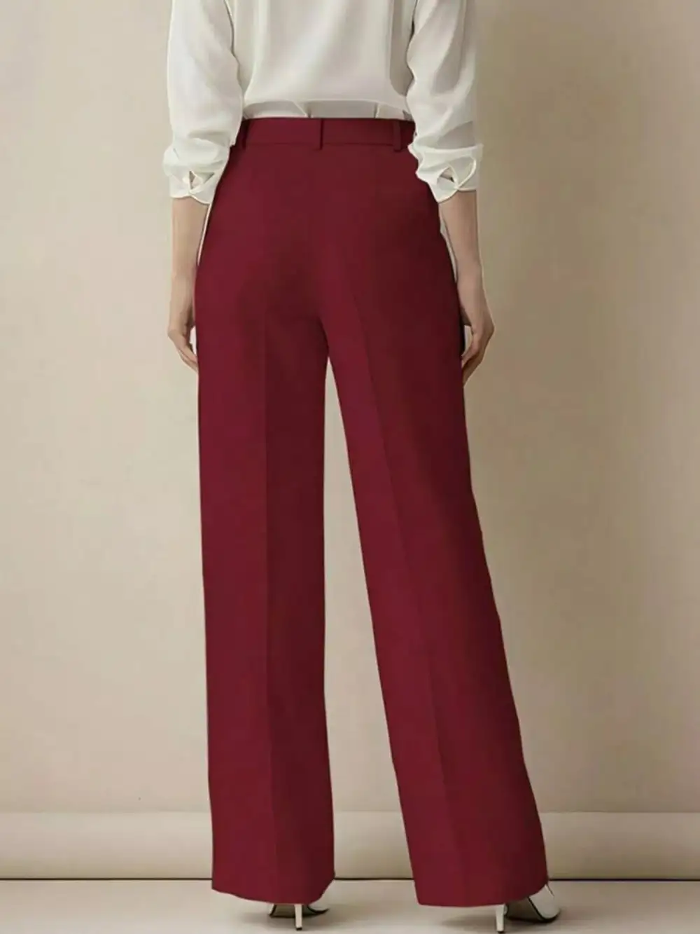 Lightweight High Waisted Wide Leg Pants