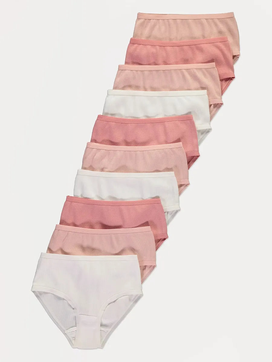 Ribbed Briefs 10 Pack