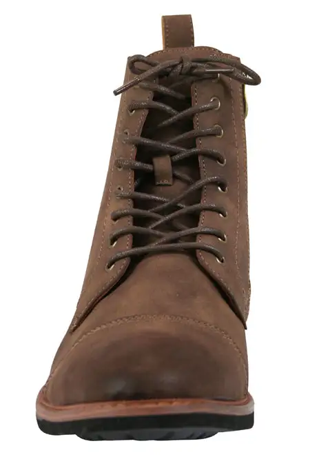 Men's Versatile Equestrian Side Zip Faux Leather Everyday Boots