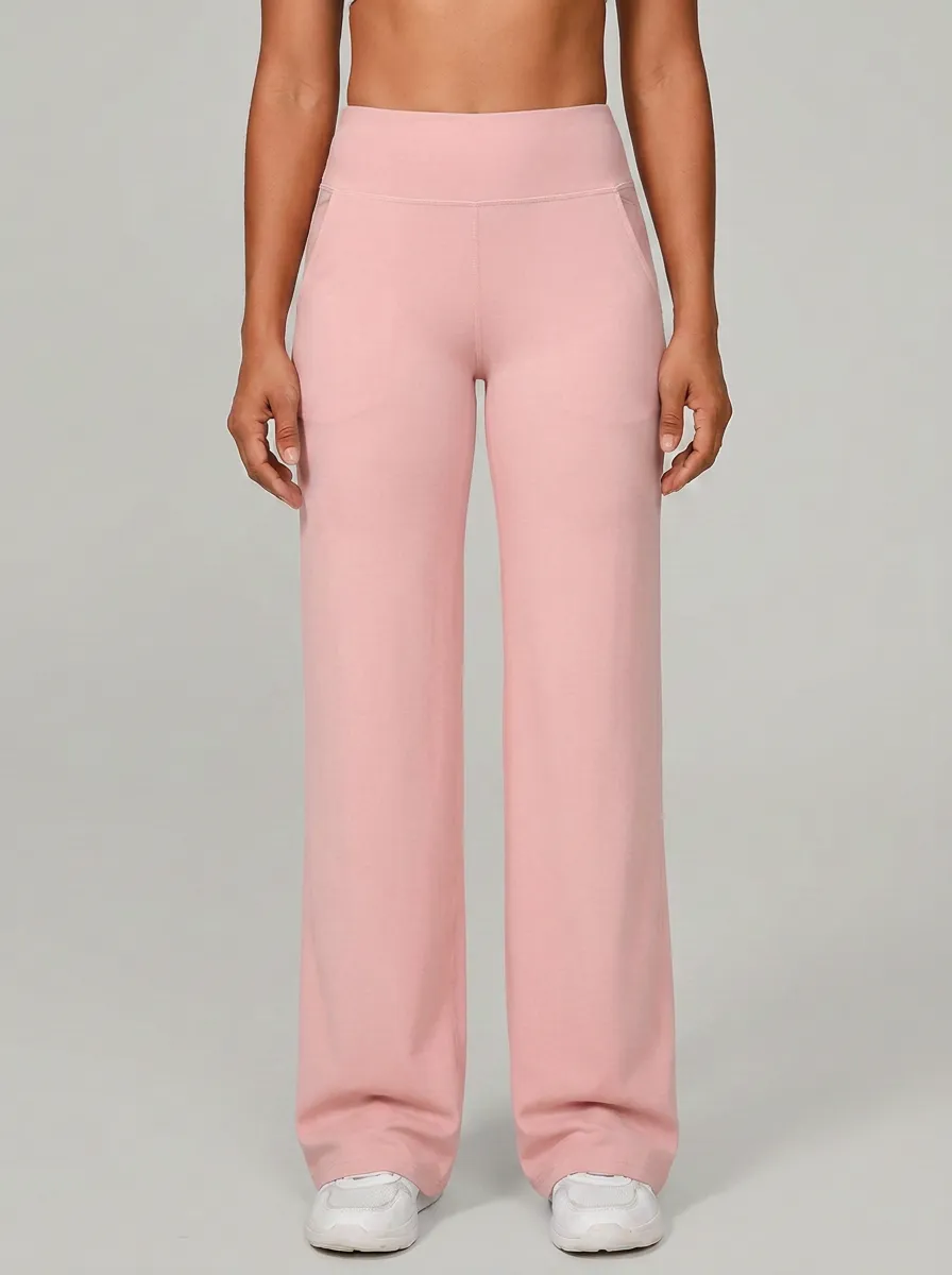 Women's Classic All Day Stretch Mid Rise Straight Leg Pants