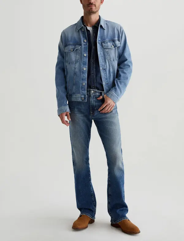 Men's Bootcut Five Pocket Jeans