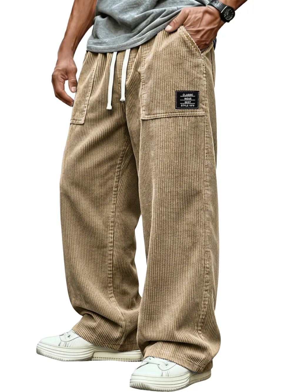 Clean Line Corduroy Utility Pocket Pants