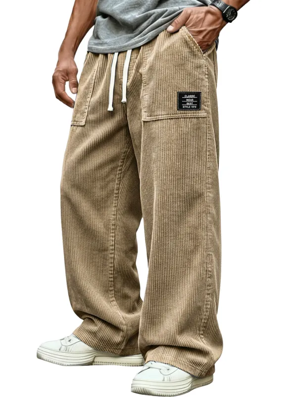 Clean Line Corduroy Utility Pocket Pants
