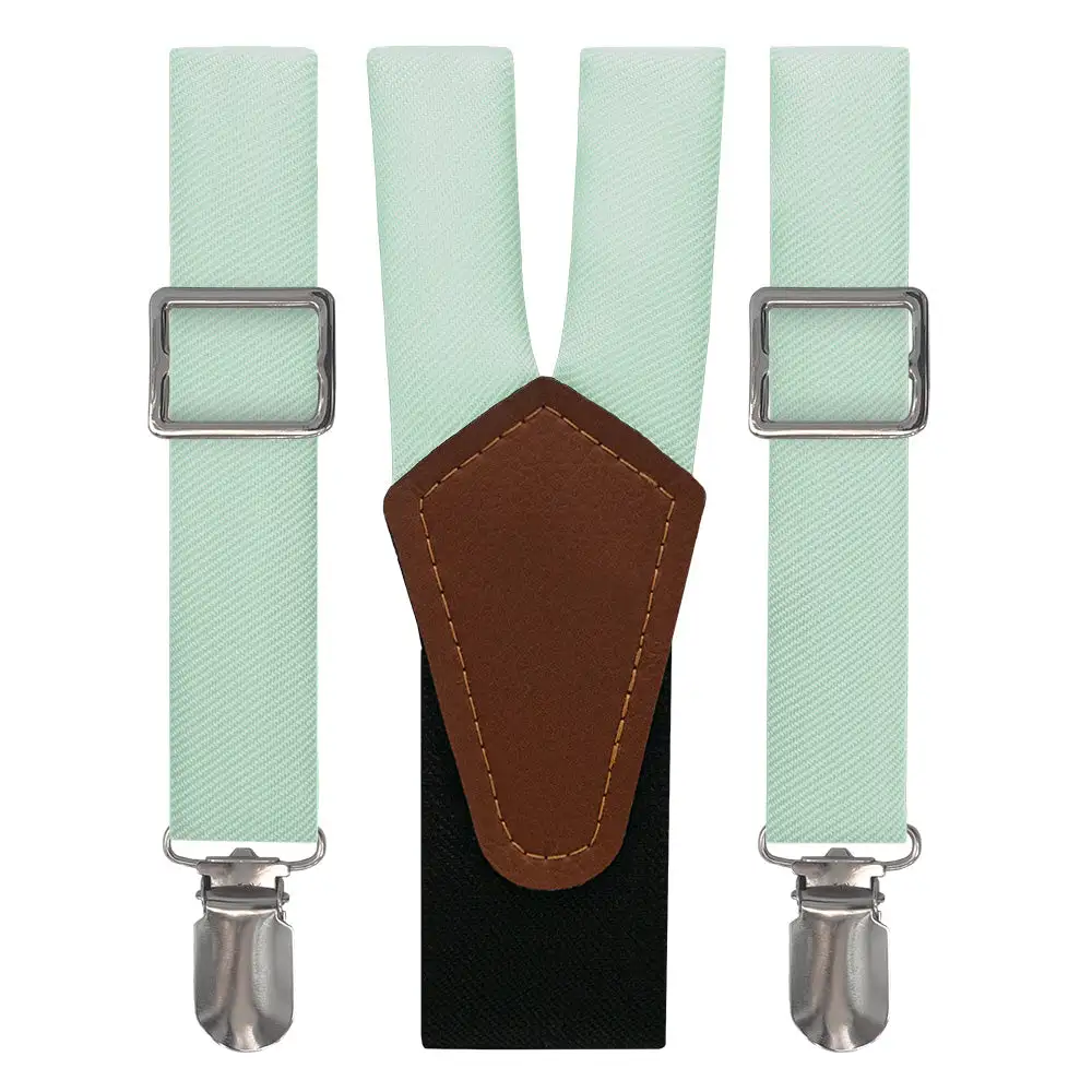 Bold Neat Solid Tone Suspenders