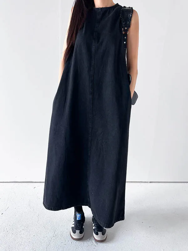 Tied Neck Maxi Dress