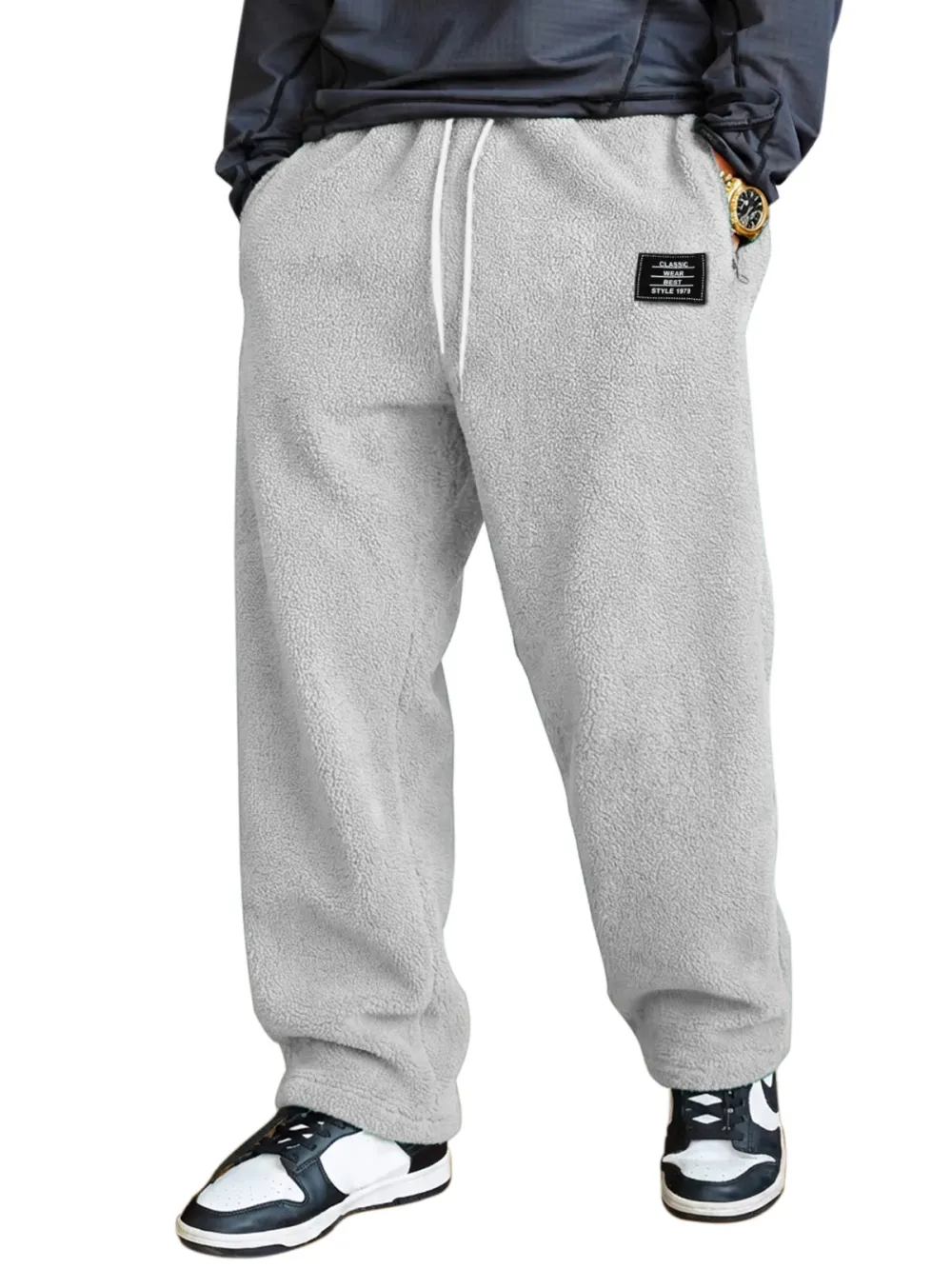 Straight Leg Relaxed Trousers