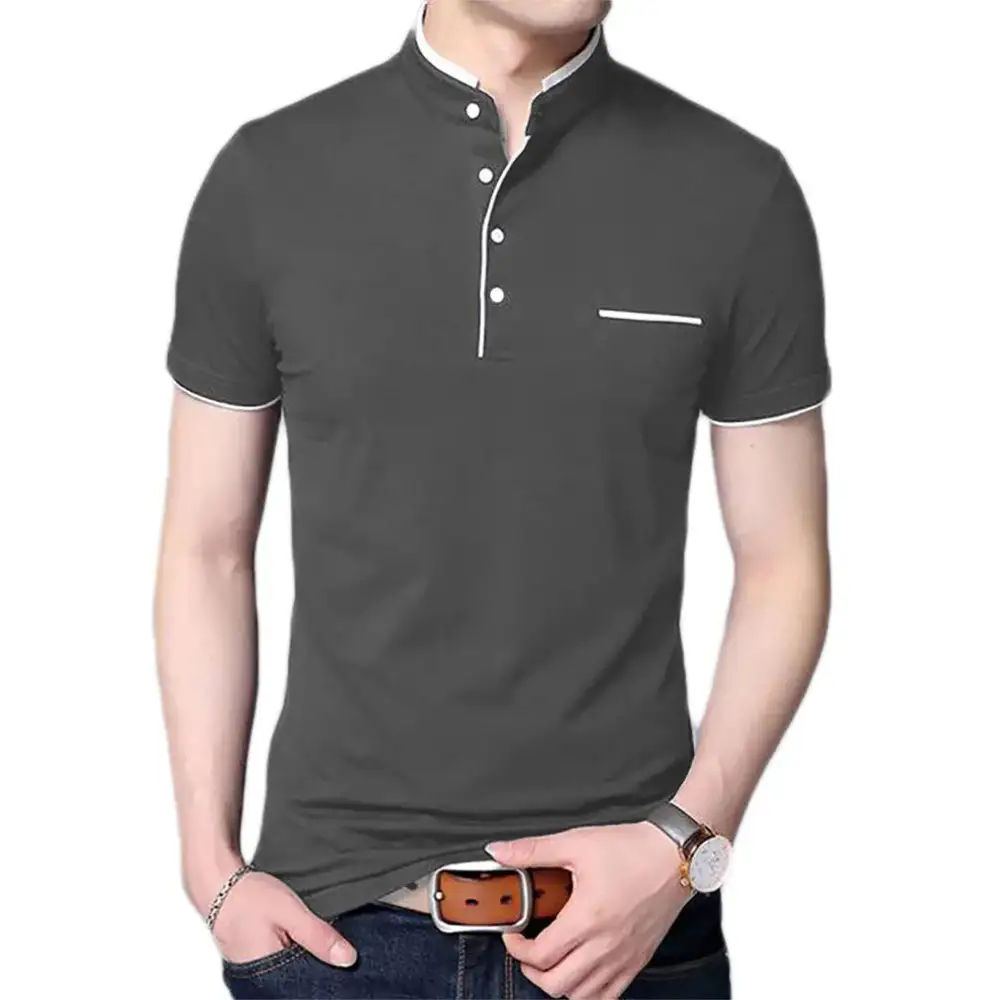 Mandarin Collar Grandad Collar Polo Collar Polo Shirt