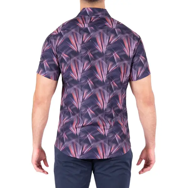 Floral Short Sleeve Dress Shirt