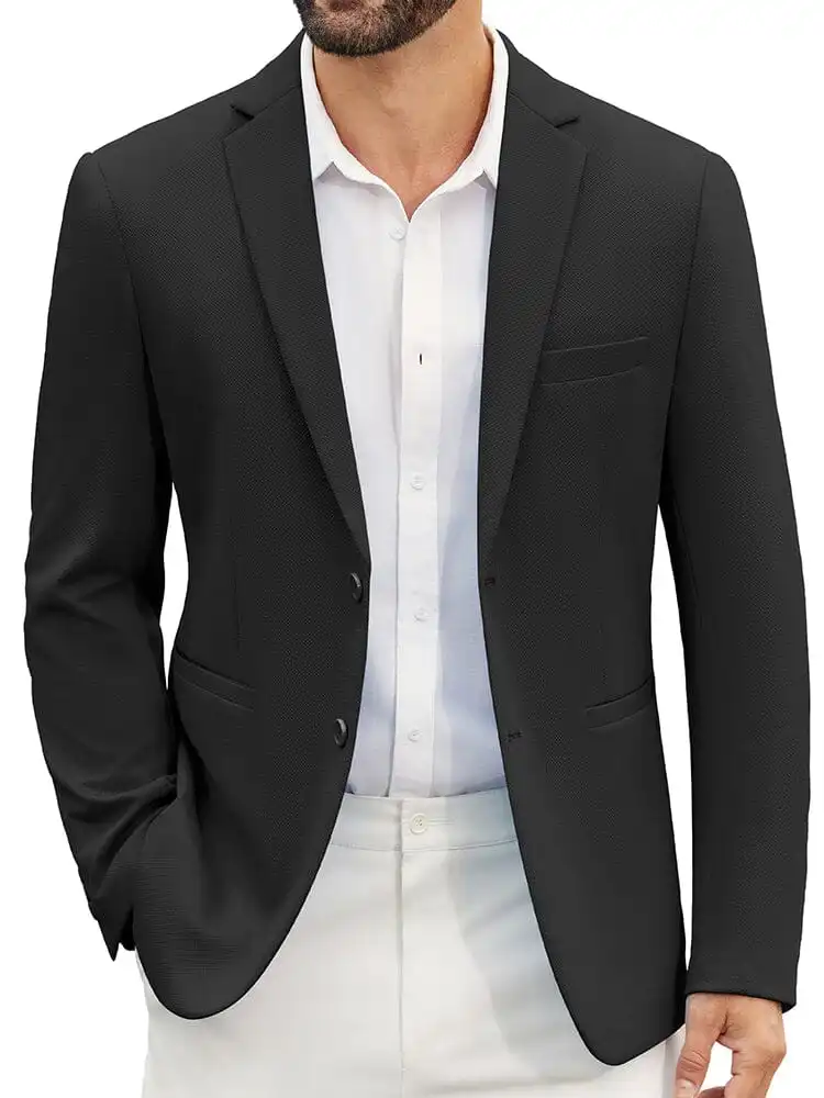 Casual Two-Button Suit Jacket