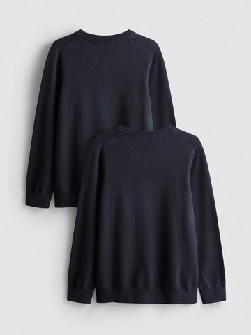7-15yrs | 2pk Unisex Cotton Rich V-Neck School Jumpers detail 3