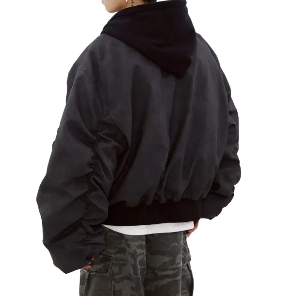 CleanFit Boxy Hooded Short Jacket