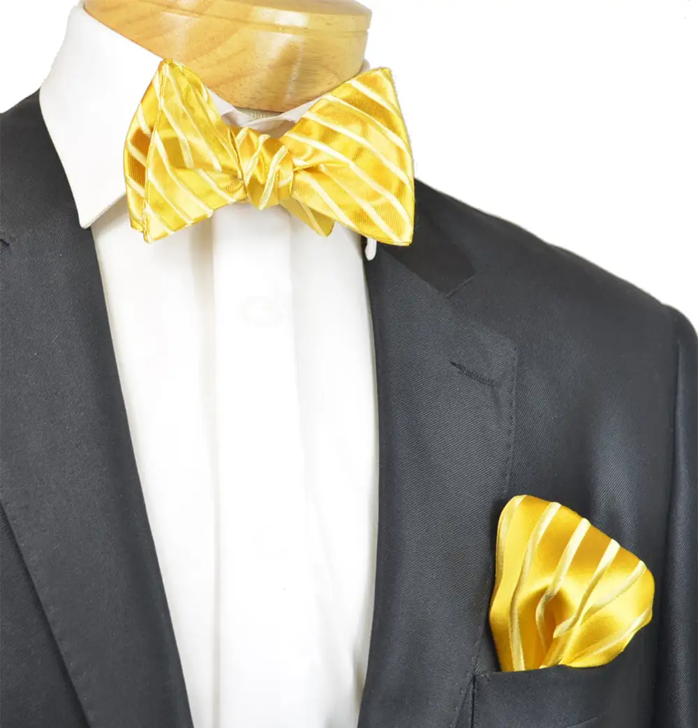 Composed Silk Bow Tie Set