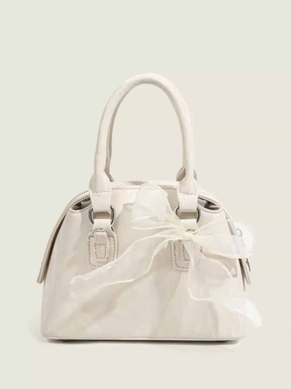 Faux Leather Leather Handbag