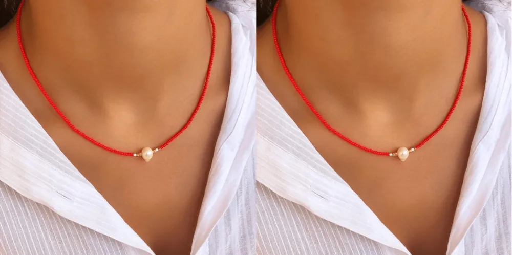 Pearl Detail Necklace