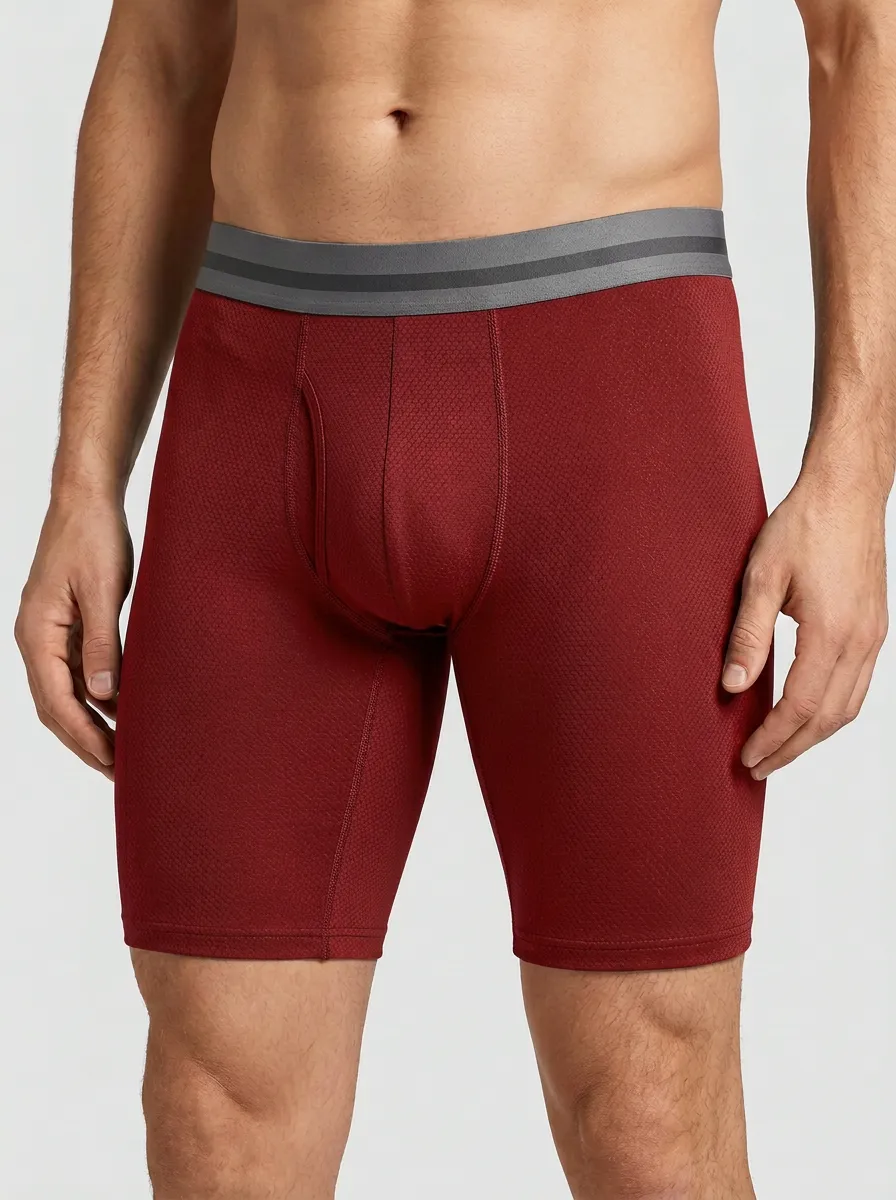Men's Charcoal Grey Athletic Cut Boxer Briefs
