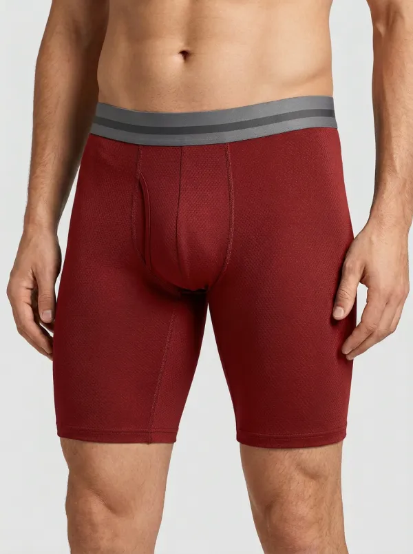Men's Charcoal Grey Athletic Cut Boxer Briefs