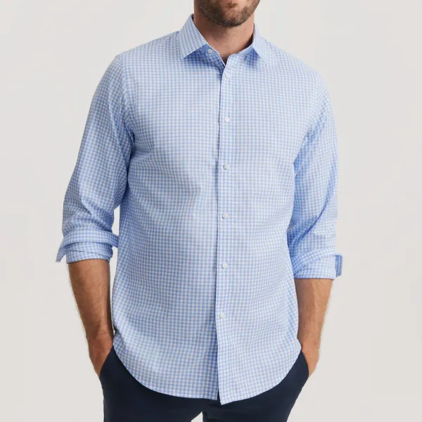 Men's Modern Gingham Regular Fit Shirt
