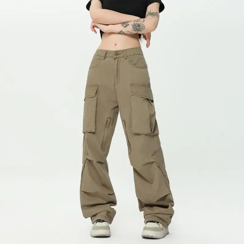 Men's Wide Leg Cargo Pants