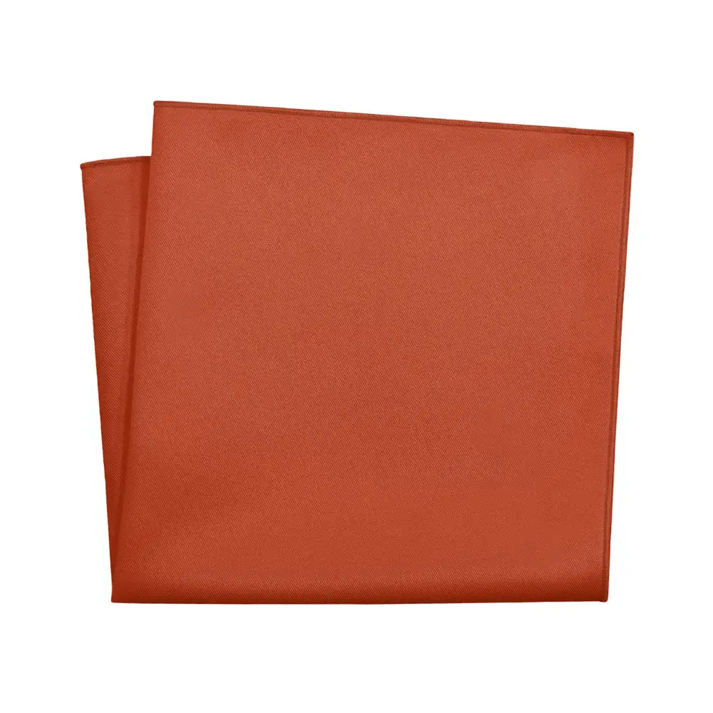 Crisp Minimal Solid Pocket Square