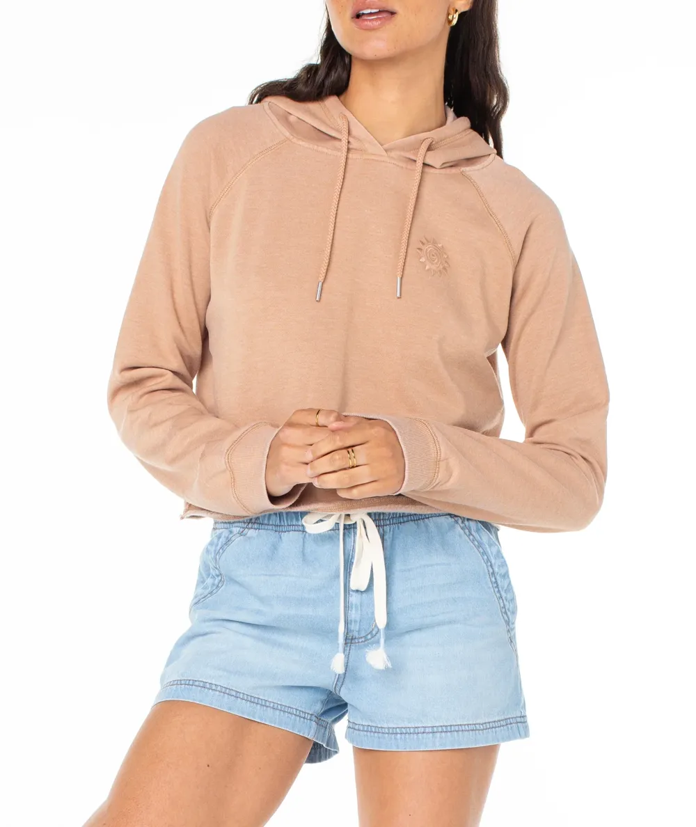 Solid Color Short And Slim-Fitting Versatile Hoodie