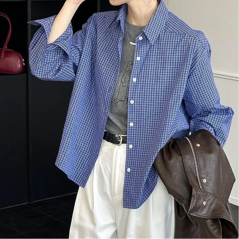 Checkered Casual Long Sleeve Shirt