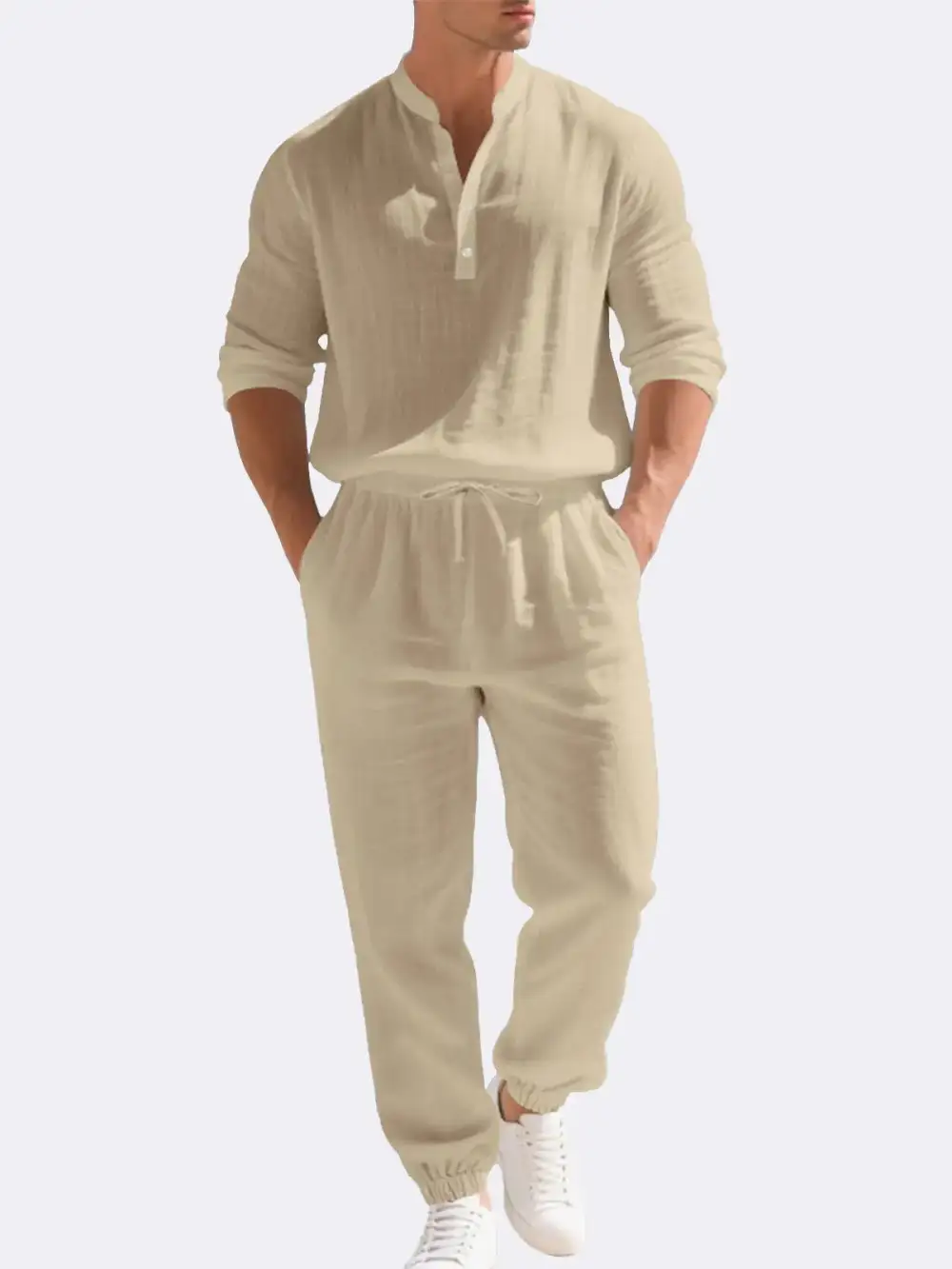 Linen Long Sleeve Set