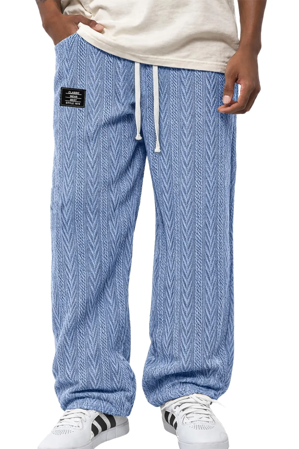 Jacquard Pull On Trousers