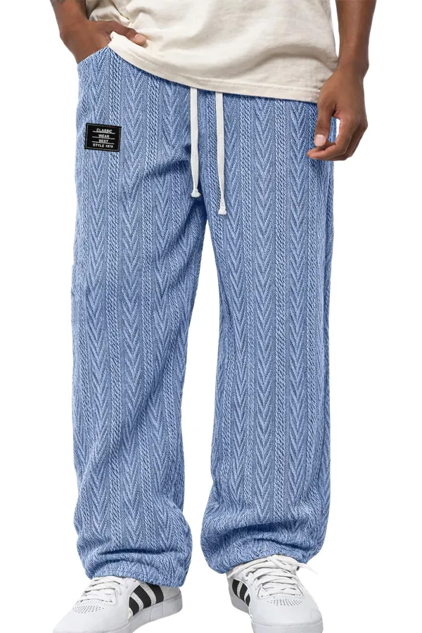 Jacquard Pull On Trousers