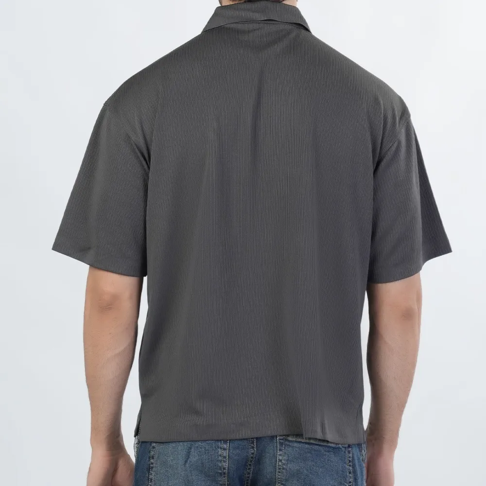Men's Breathable Refined Polo Collar T-Shirt