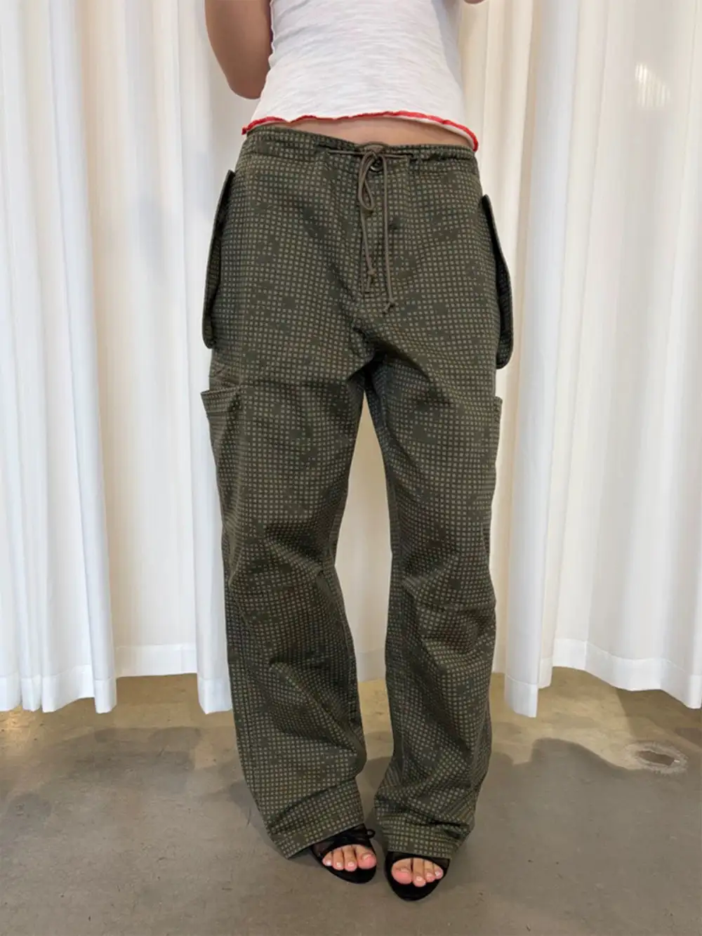 Relaxed Plaid Pants