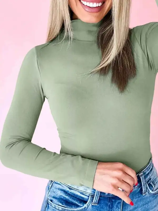 Long Sleeve Turtleneck T-Shirt