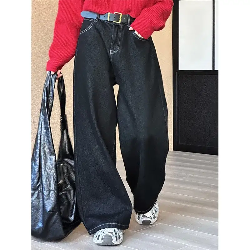 Utility Straight Leg Fleece Lined Flare Jeans