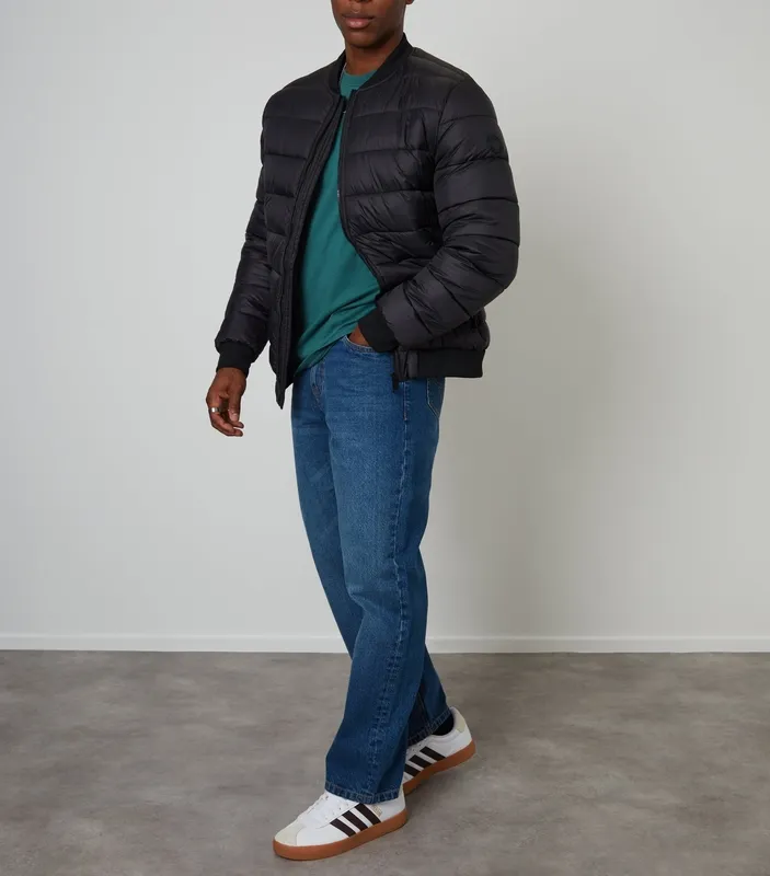 Mid Wash Loose-Fit Jeans