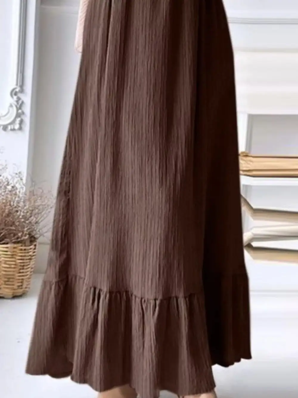 Textured Maxi Dress