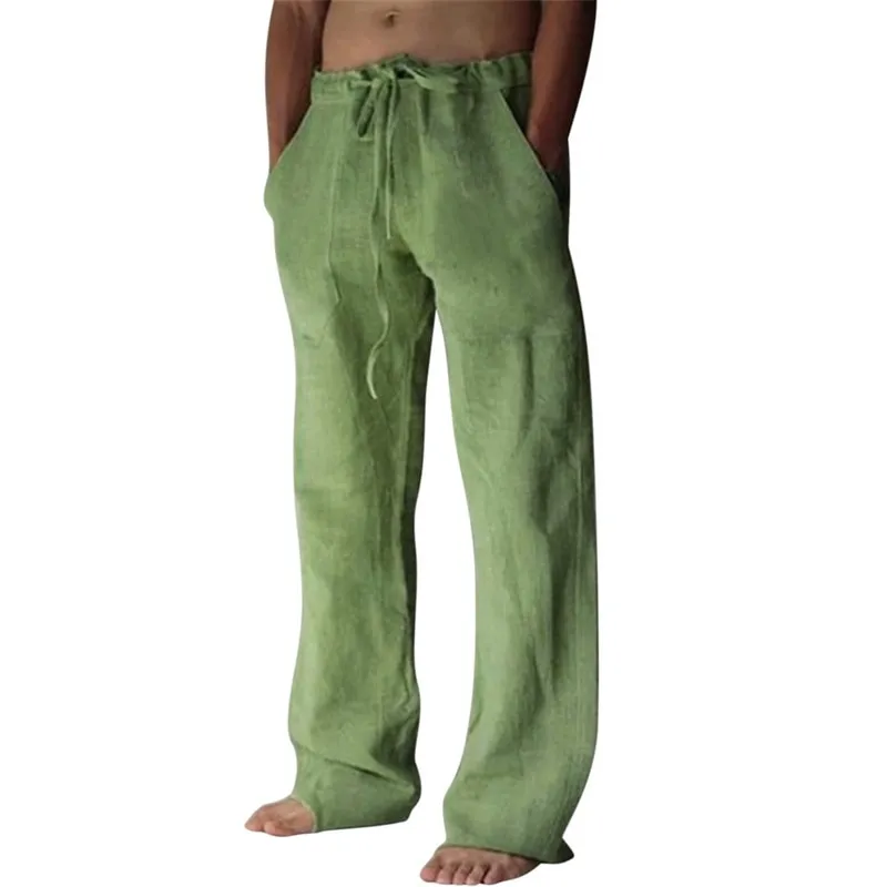 Professional Wide Leg Elastic Waist Men's Pants