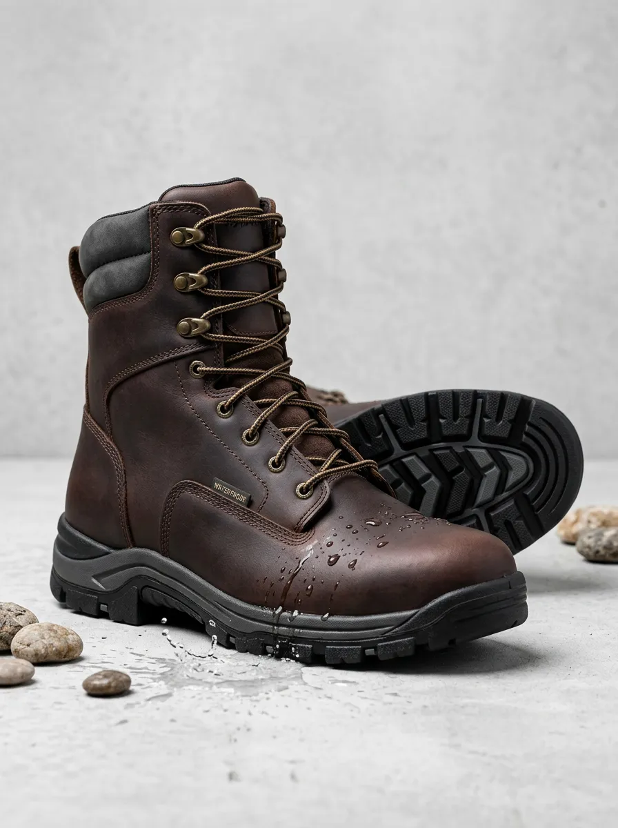 Daily Casual Look Men' Waterproof Work Boots