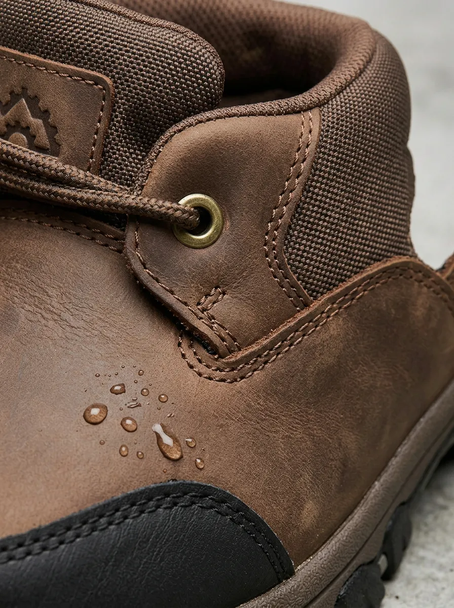 Men's Outdoor Hiking Waterproof Leather Work Boots