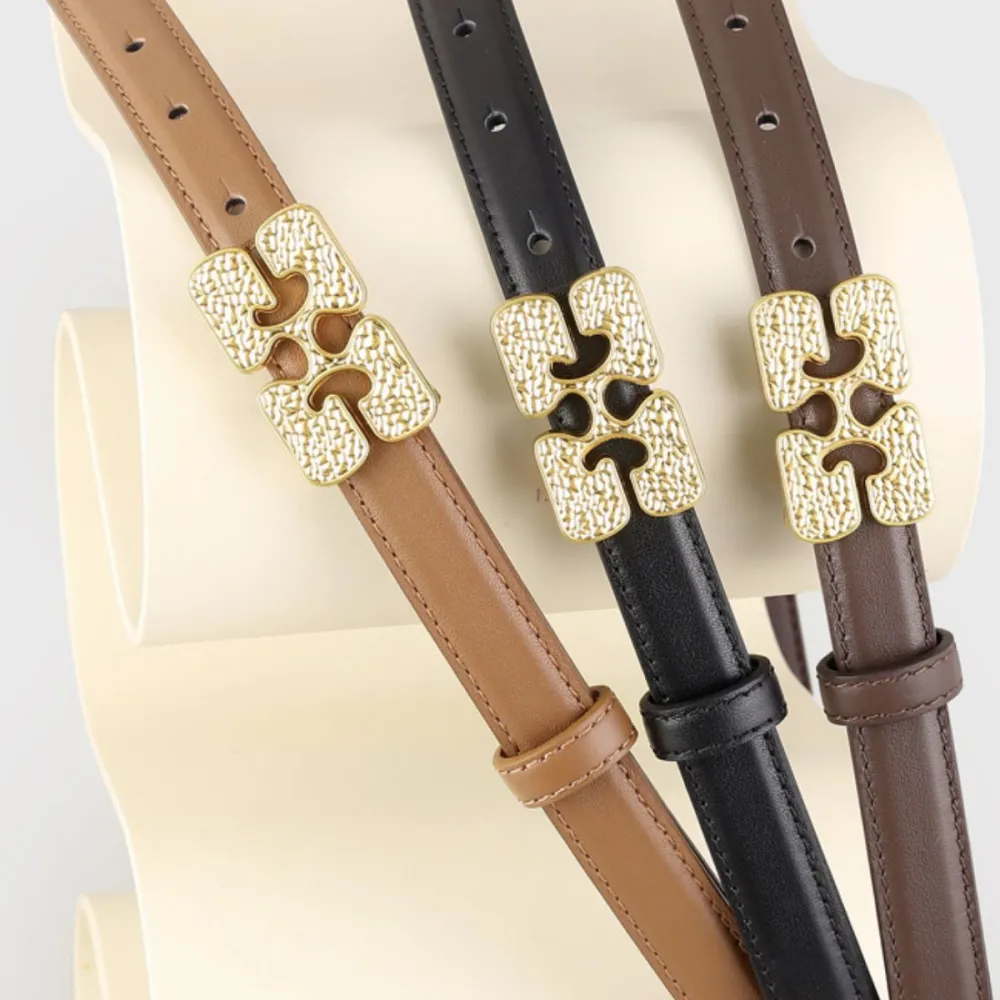 Relaxed Buckle Leather Belt