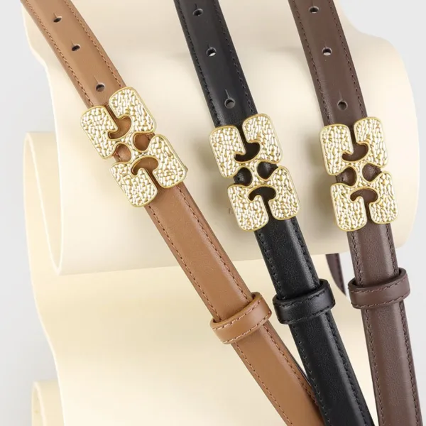 Relaxed Buckle Leather Belt