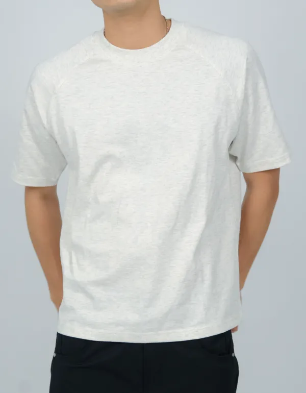 Relaxed Raglan Mesh T-Shirt
