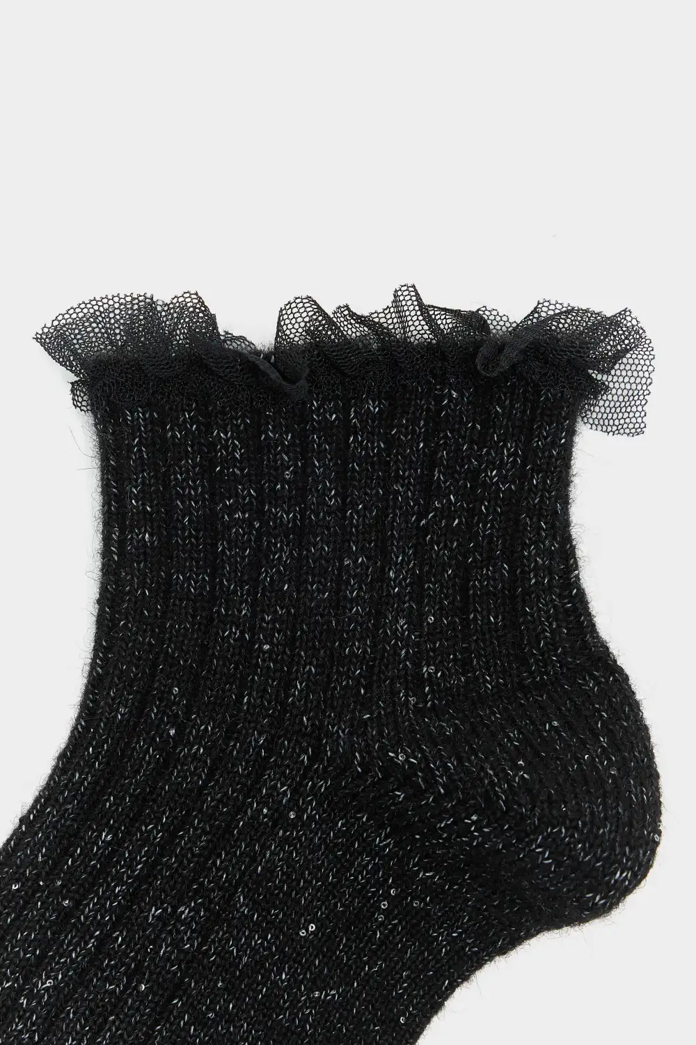 Classic Wool Ribbed Casual Socks