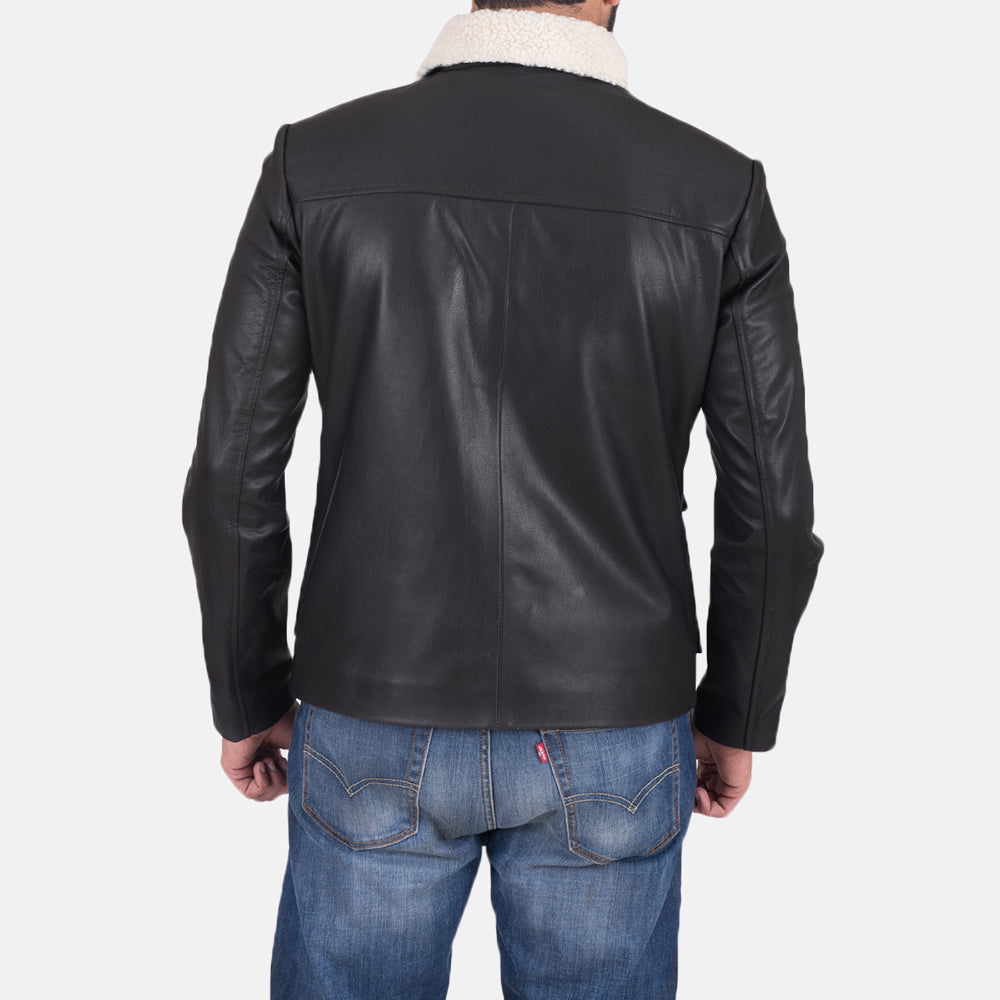 Men's Layered Leather Jacket