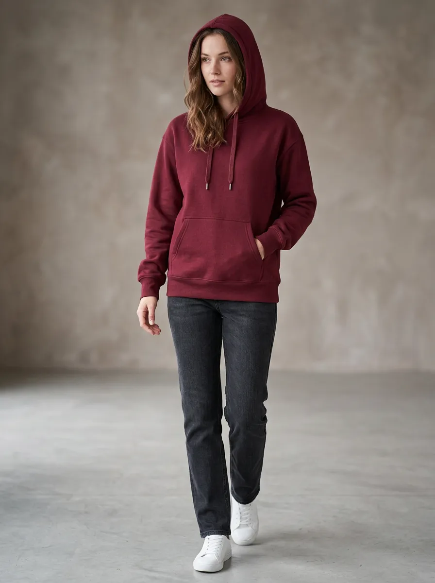 Women's Flexible Easygoing Printed Hoodie