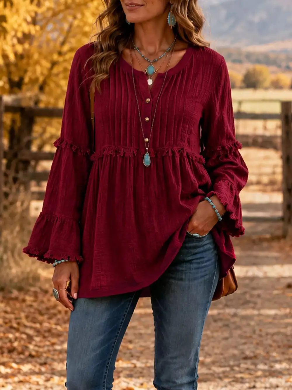 Long Sleeve Everyday Blouse