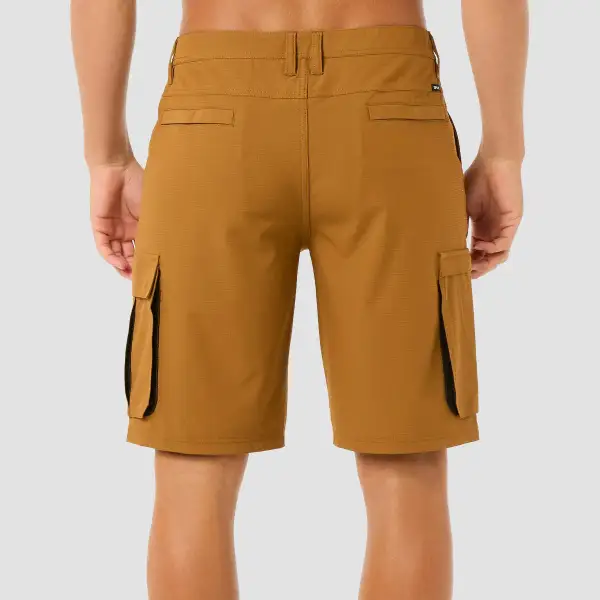 Relaxed Stretch Pocket Cargo Shorts