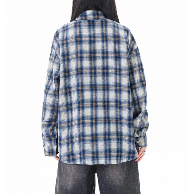 Women's Plaid Long-Sleeve Shirt