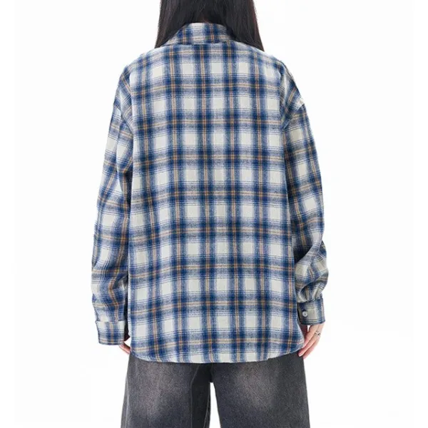 Women's Plaid Long-Sleeve Shirt