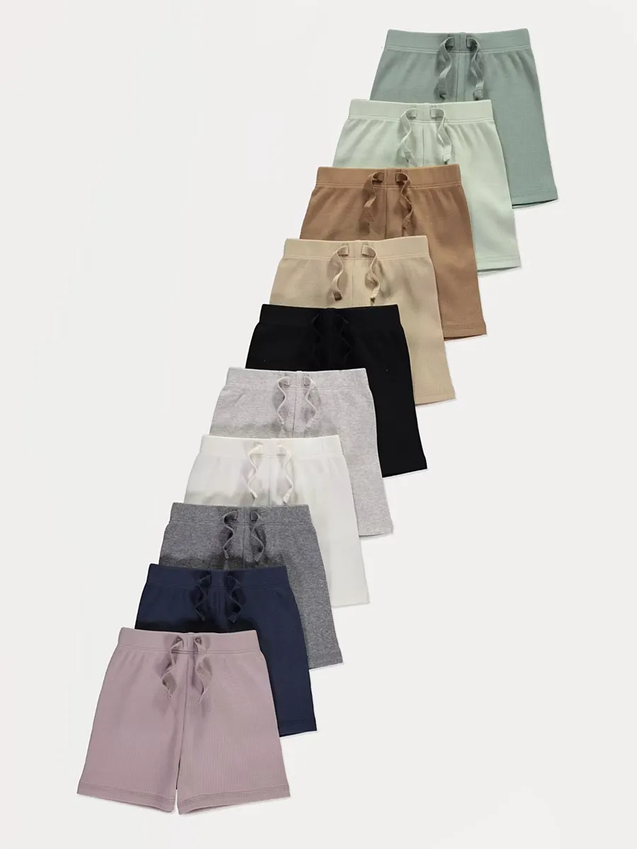 Ribbed Shorts 10 Pack