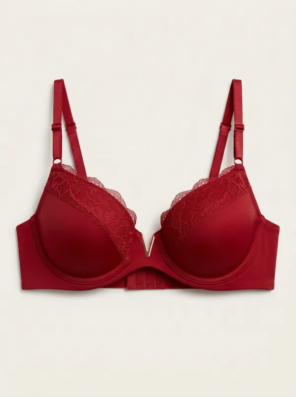Women's Padded Floral-Lace Bra
